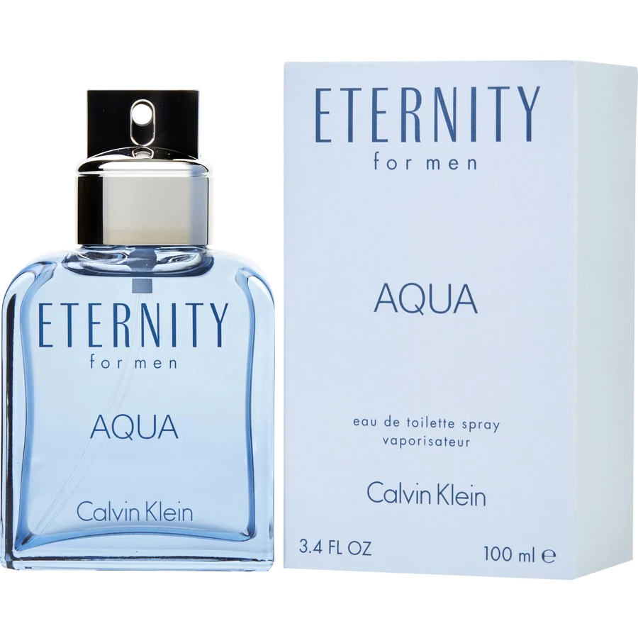 Eternity Aqua by Calvin Klein 3.4 oz Eau De Toilette Spray for Men