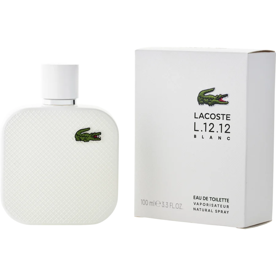Lacoste Eau De Lacoste L.12.12 Blanc by Lacoste 3.3 oz Eau De Toilette Spray for Men