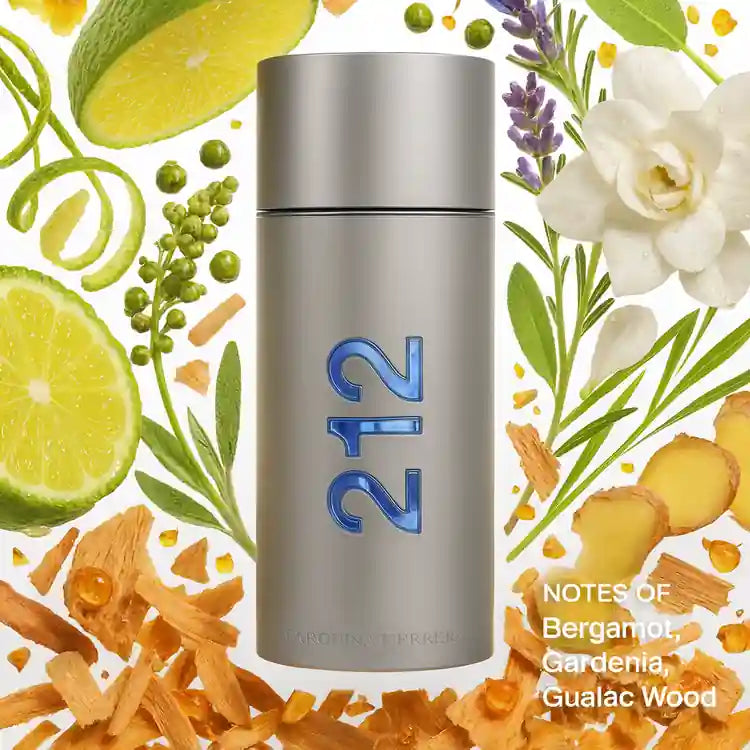 212 by Carolina Herrera 3.4 oz Eau De Toilette Spray for Men
