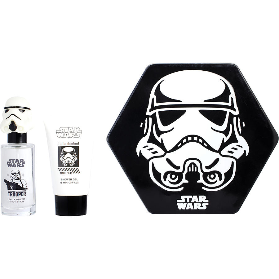 Star Wars Stormtrooper 3D by Disney Gift Set - 1.7 oz Eau de Toilette Spray + 2.5 oz Shower Gel for Men