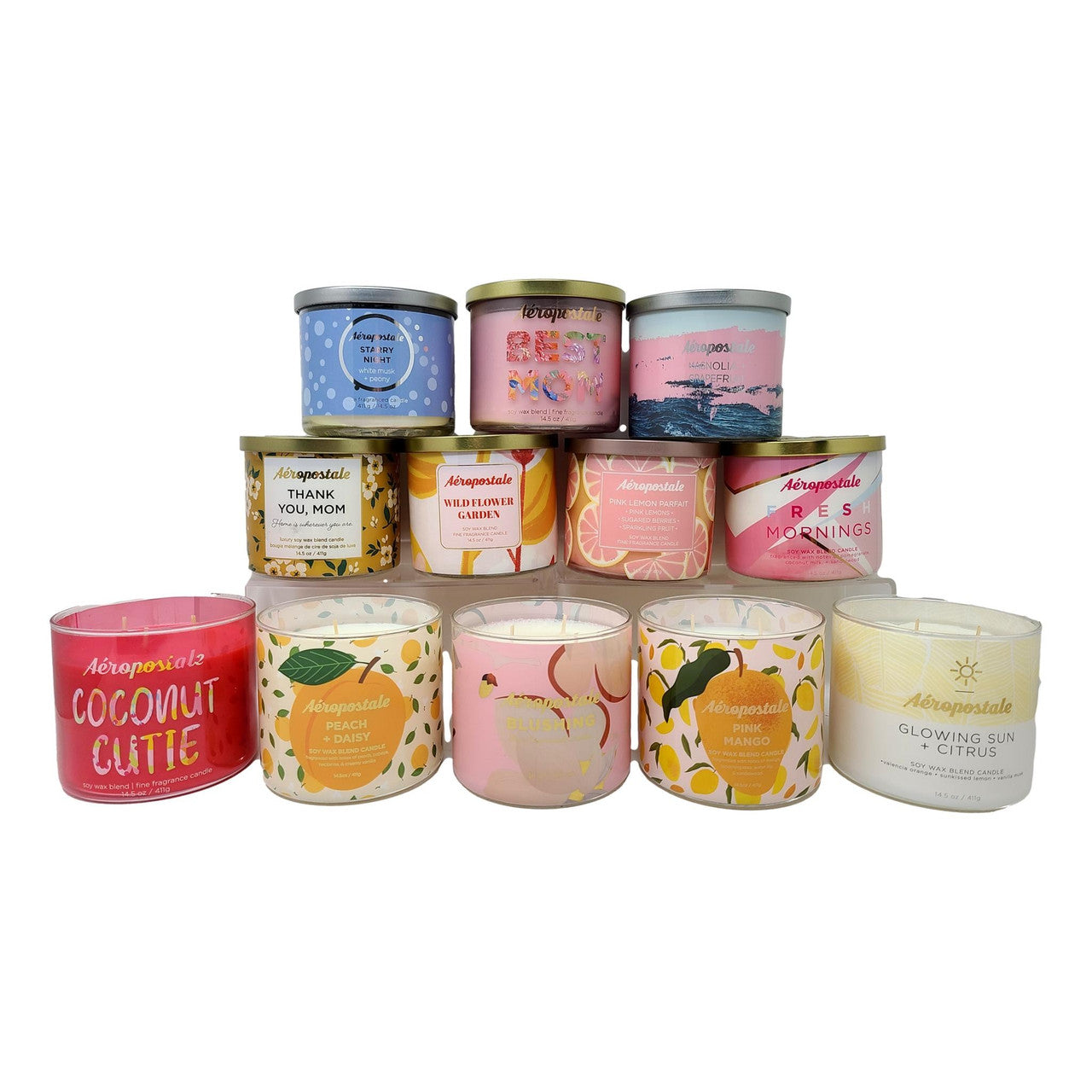 Aeropostale Pink Mango Scented Candle 14.5 oz by Aeropostale