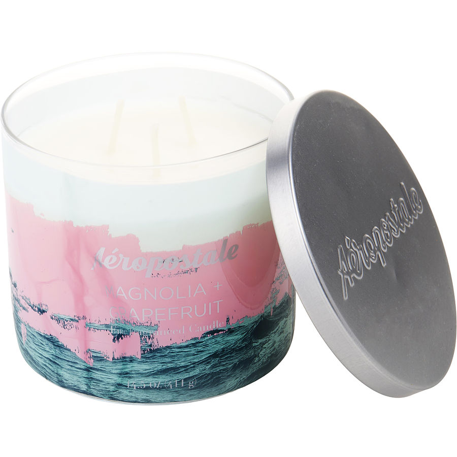 Aeropostale Magnolia & Grapefruitunisex Scented Candle 14.5 oz