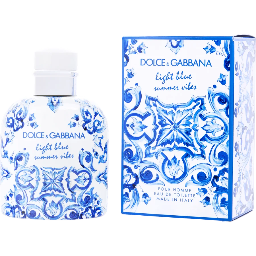 Light Blue Summer Vibes by Dolce & Gabbana 4.2 oz Eau De Toilette Spray for Men