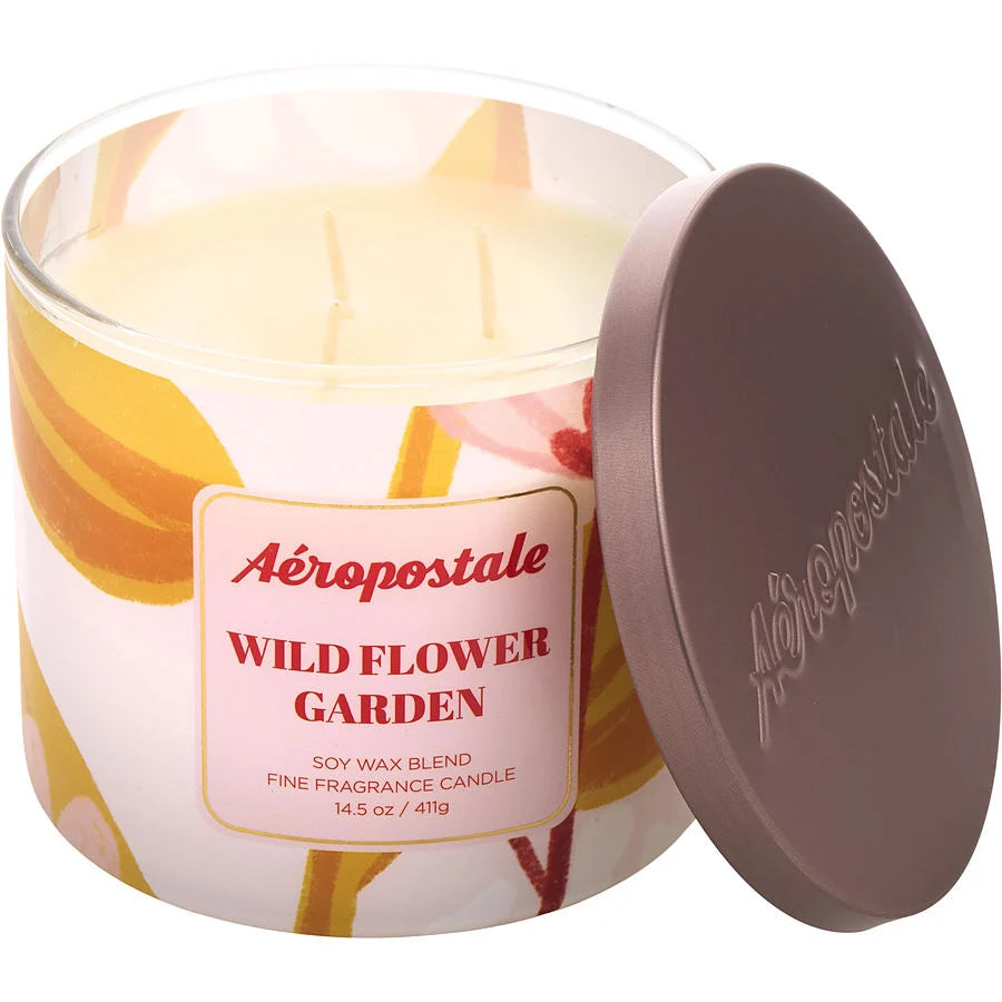 Aeropostale Wild Flower Garden Scented Candle 14.5 oz by Aeropostale