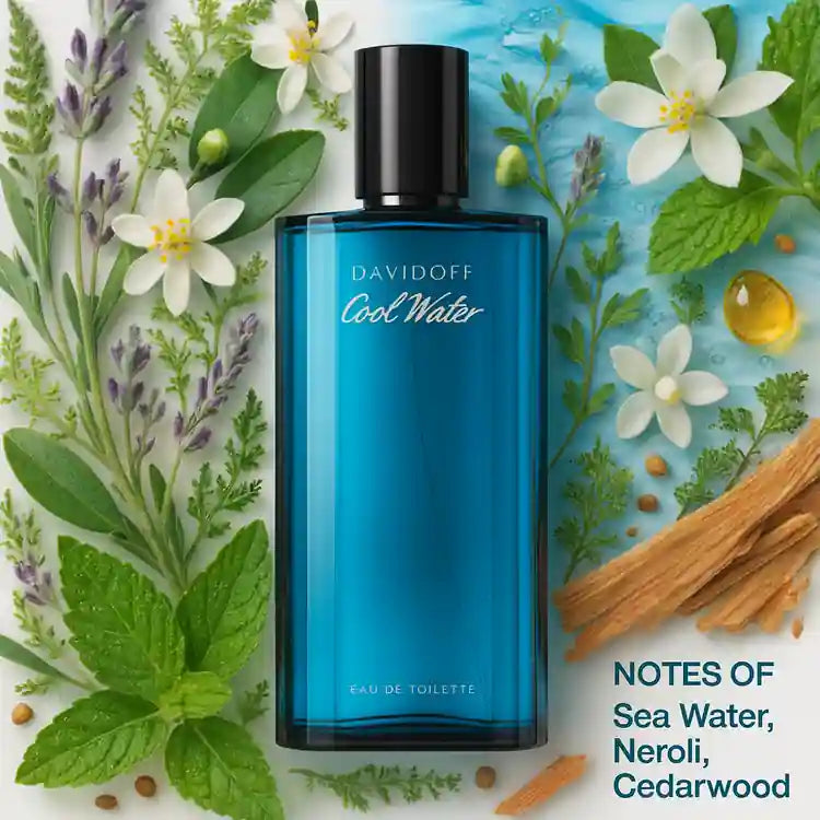 Cool Water by Davidoff 4.2 oz Eau De Toilette Spray for Men