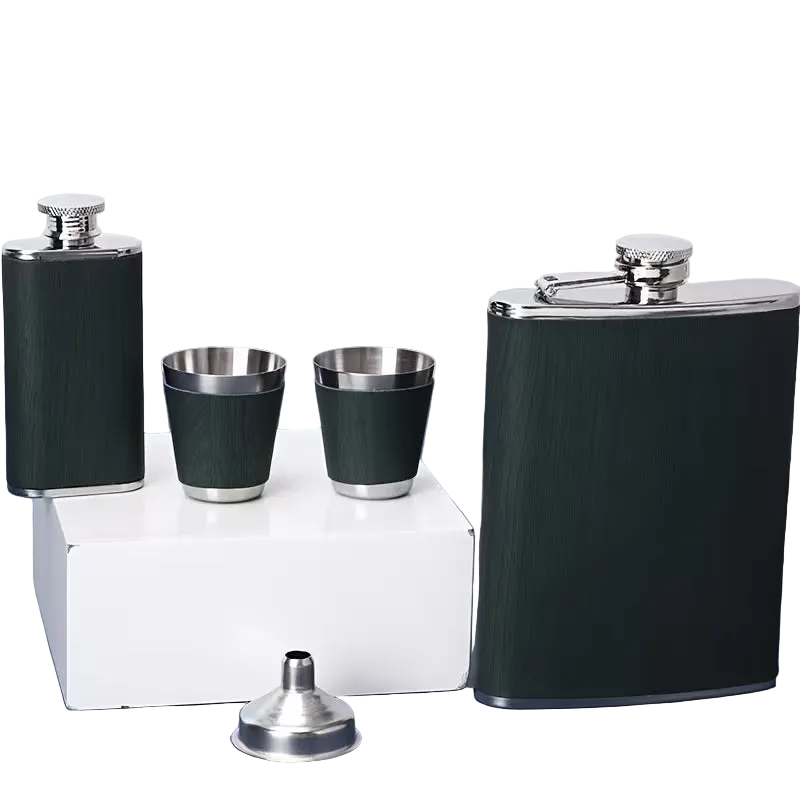 Deep Green Stainless Steel Bottle Set