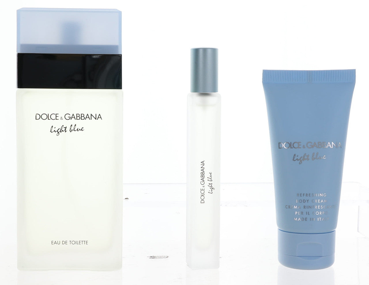 Light Blue by Dolce & Gabbana: 3-Piece Gift Set for Women
