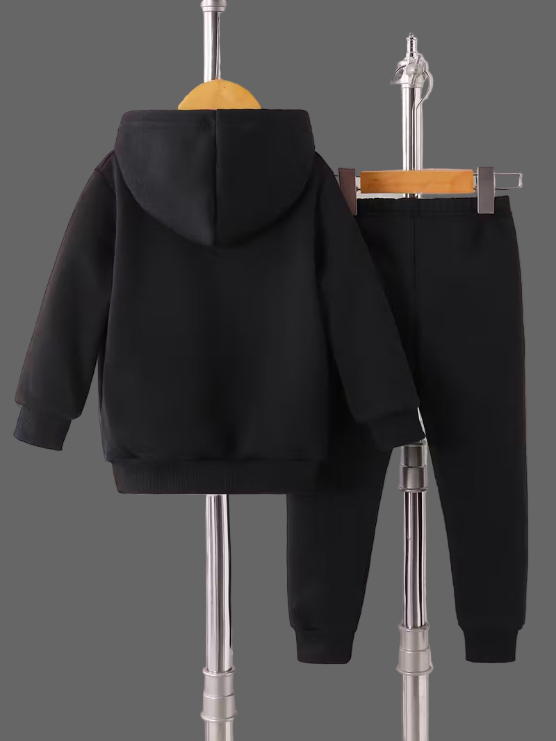 Girls' Comfortable and Fashionable Hooded Sweatshirt and Pants Set Size: 7-8