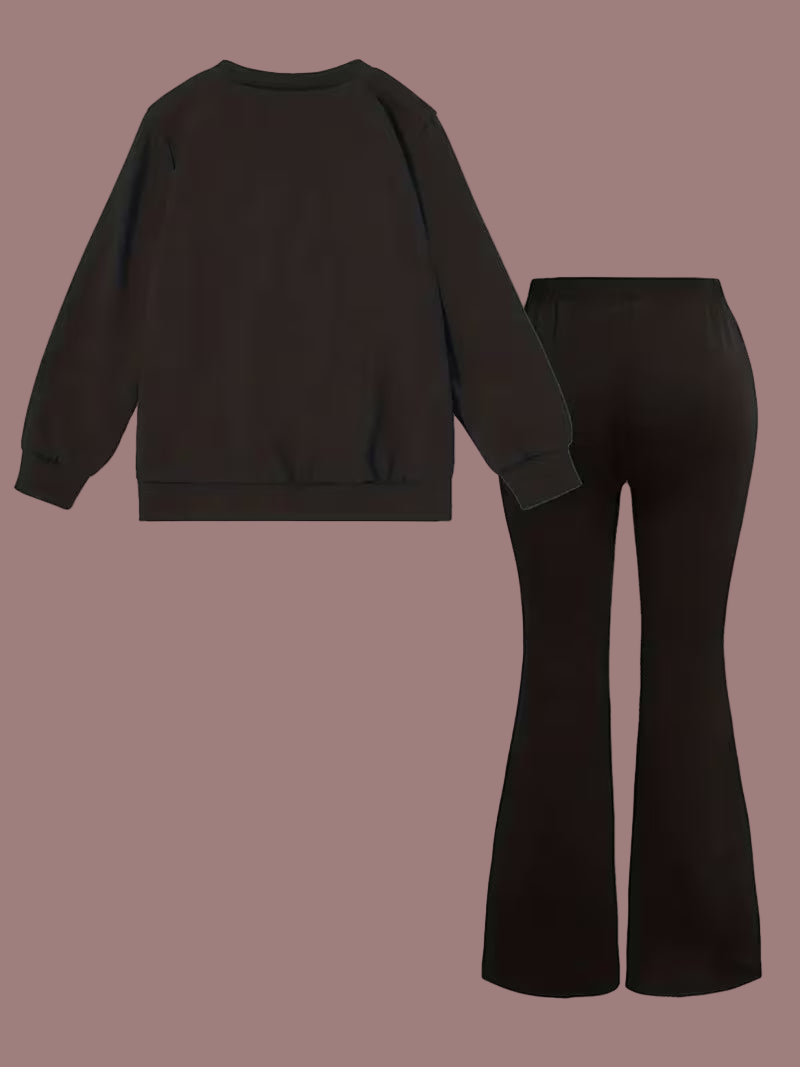 Hello Kitty Casual Sweatshirt And Long Pants Set Size: 7-8