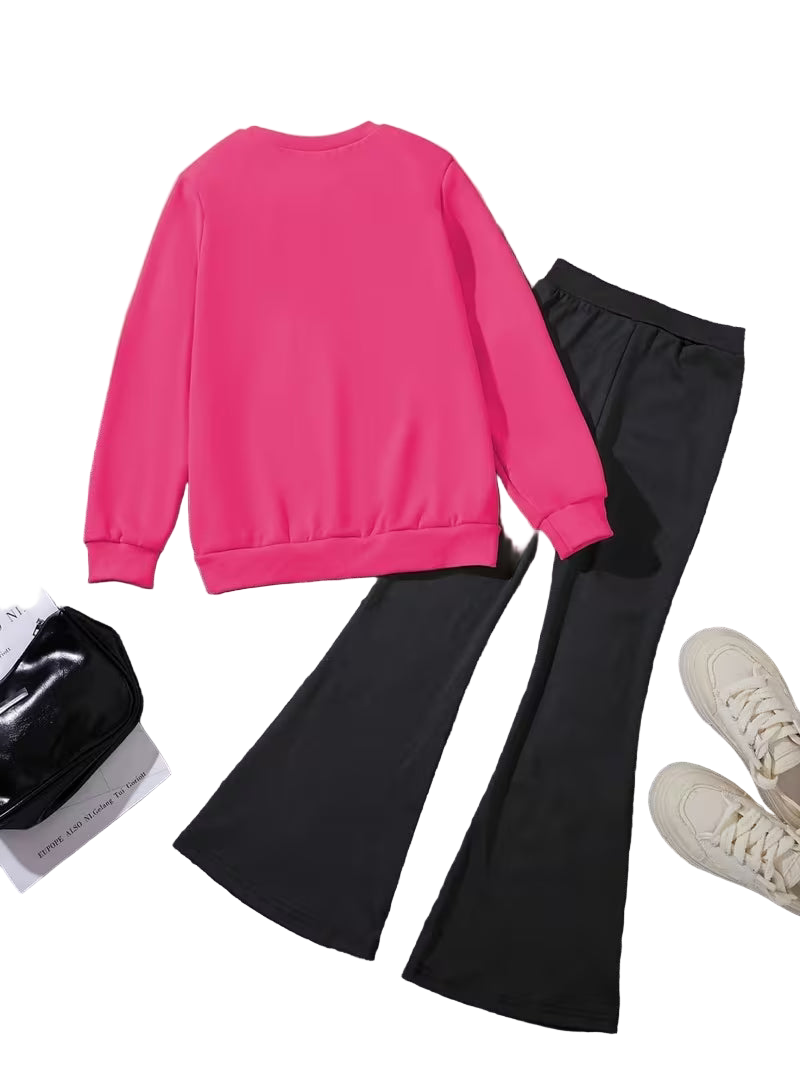 Hello Kitty Casual Sweatshirt and Pants Set for Girls Size: 7-8