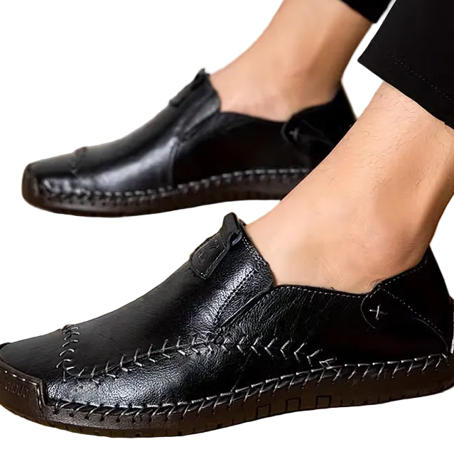 Men's Camo Slip-On Loafers Size: ( 12) / Black )