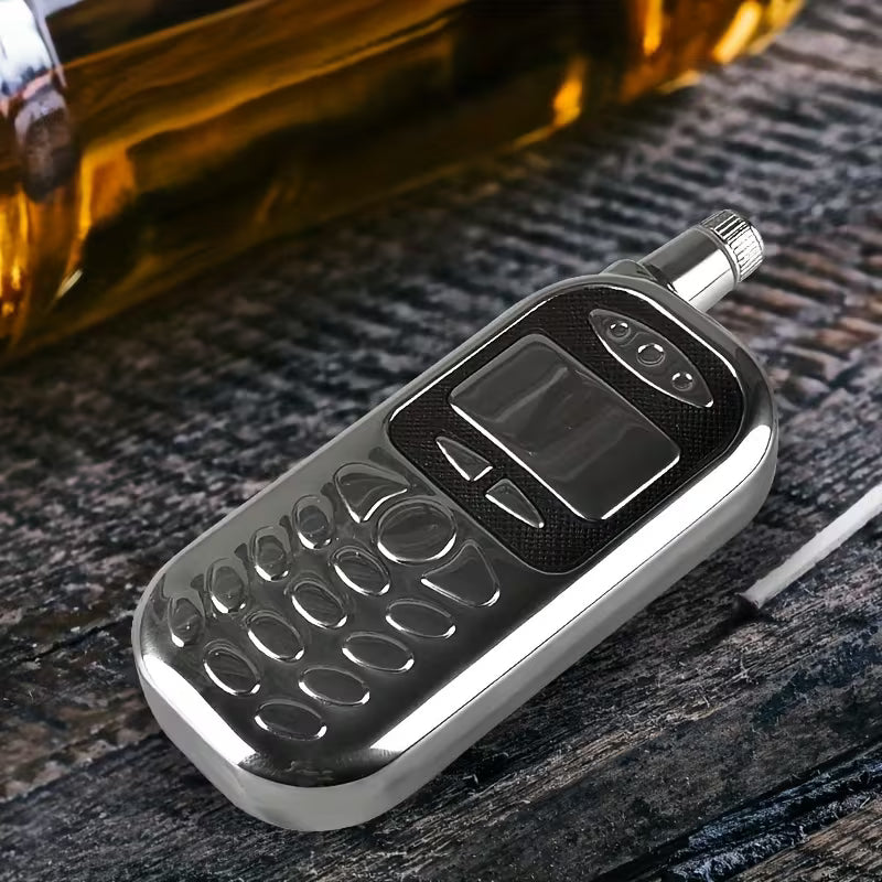 A Retro-Style Mobile Phone Flask