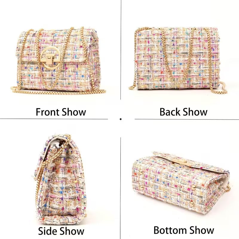 Shoulder bag with a chain strap