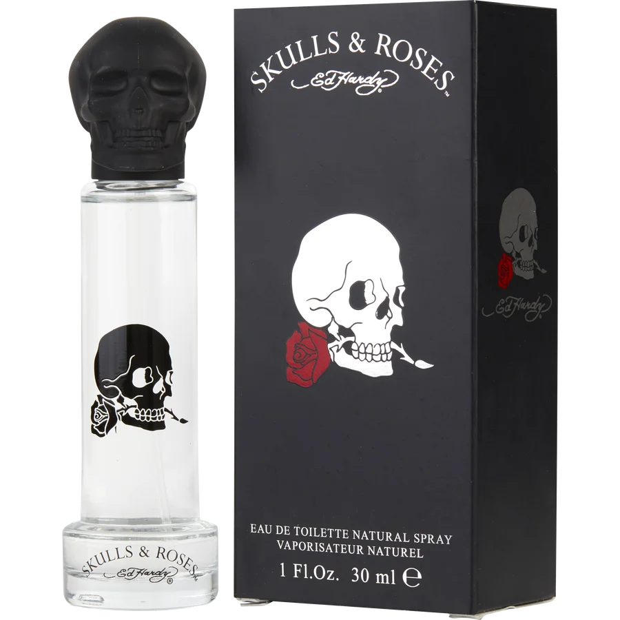 Skulls & Roses by Christian Audigier 1 oz Eau De Toilette Spray for Men