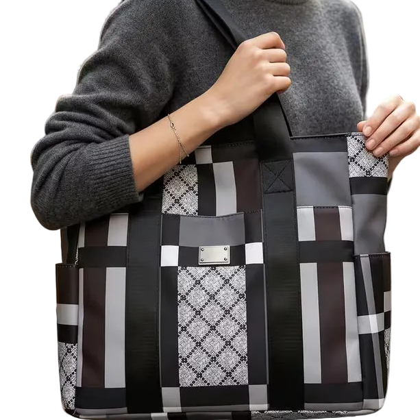 A Geometric Design Tote Bag