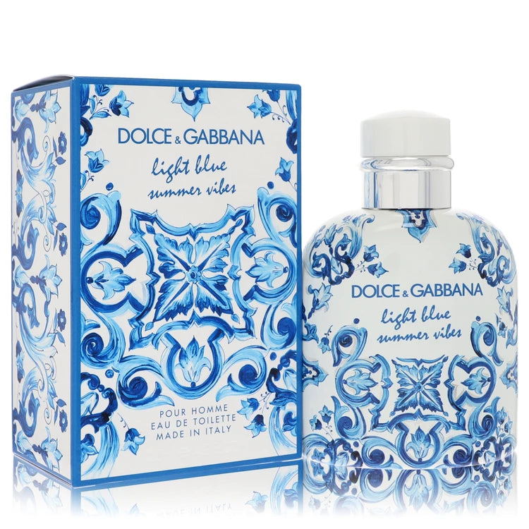 Light Blue Summer Vibes by Dolce & Gabbana 4.2 oz Eau De Toilette Spray for Men