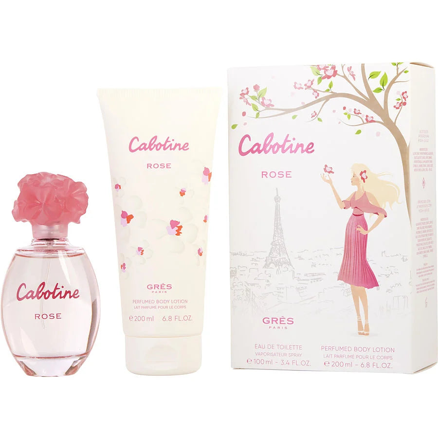 Cabotine Rose by Parfums Gres Gift Set for Women