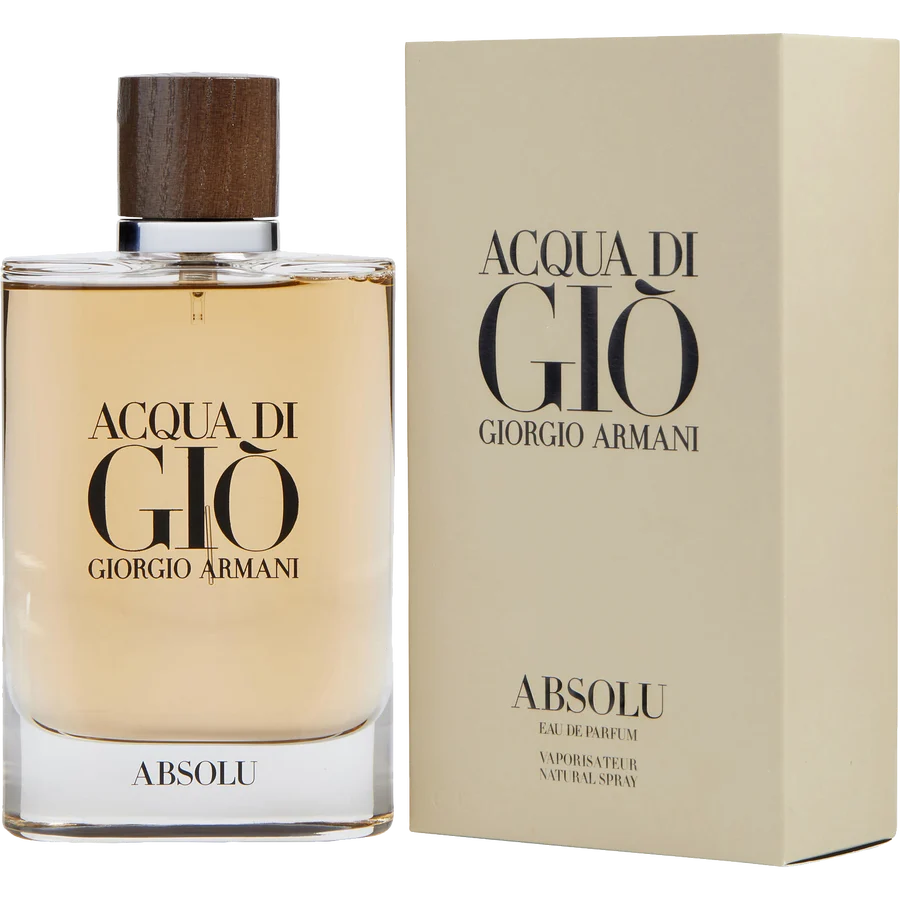Acqua Di Gio Absolu by Giorgio Armani 4.2 oz Eau De Parfum Spray for Men