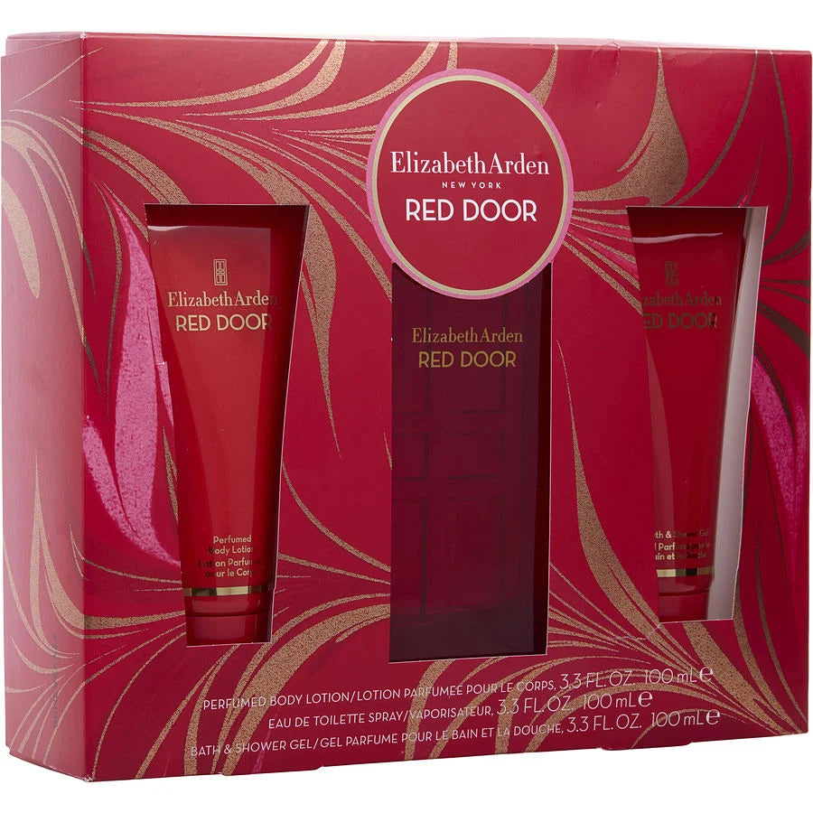 Red Door by Elizabeth Arden, 3 Piece Set for Women