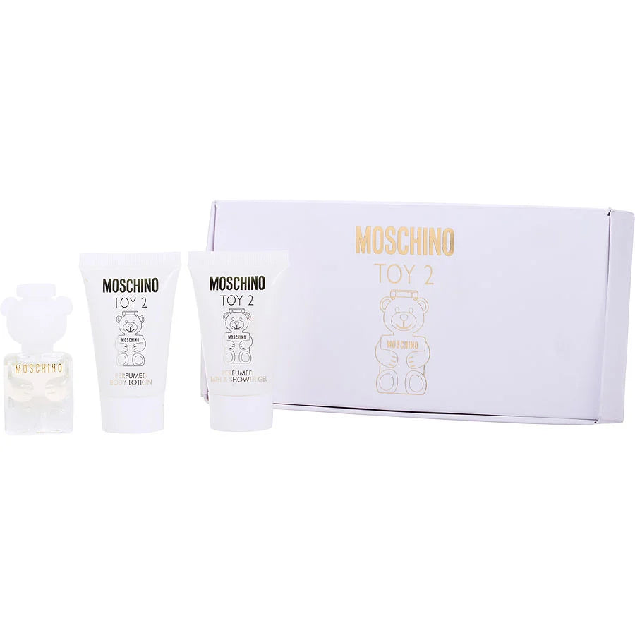 Moschino Gift Set - .17 oz Mini EDP Spray + .8 oz Body Lotion + .8 oz Shower Gel for Women