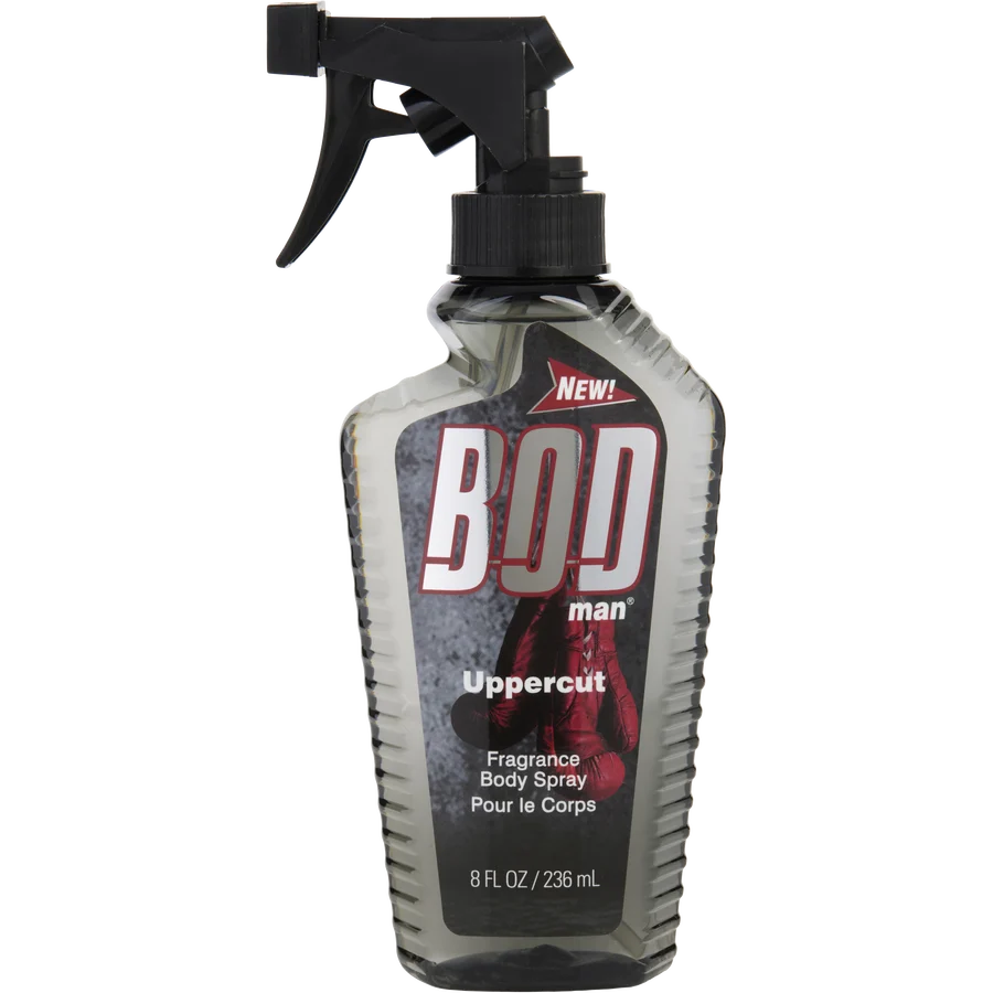 Bod Man Uppercut by Parfums De Coeur 8 oz Body Spray for Men
