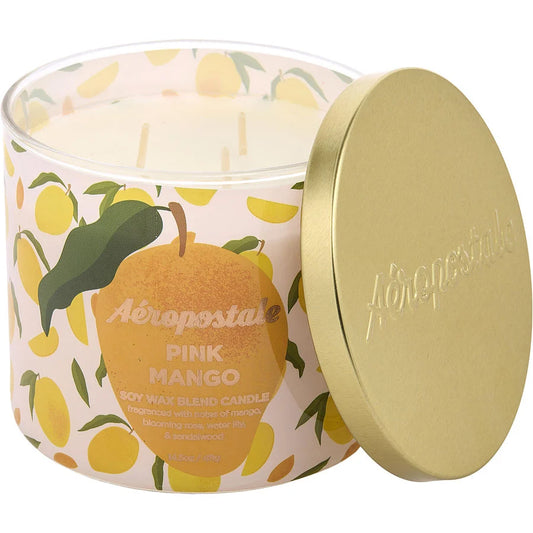 Aeropostale Pink Mango Scented Candle 14.5 oz by Aeropostale