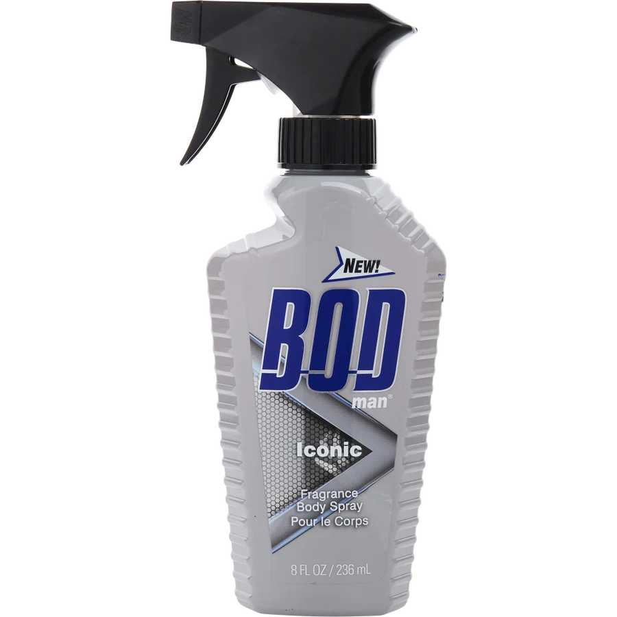 Bod Man Iconic by Parfums De Coeur 8 oz Body Spray for Men