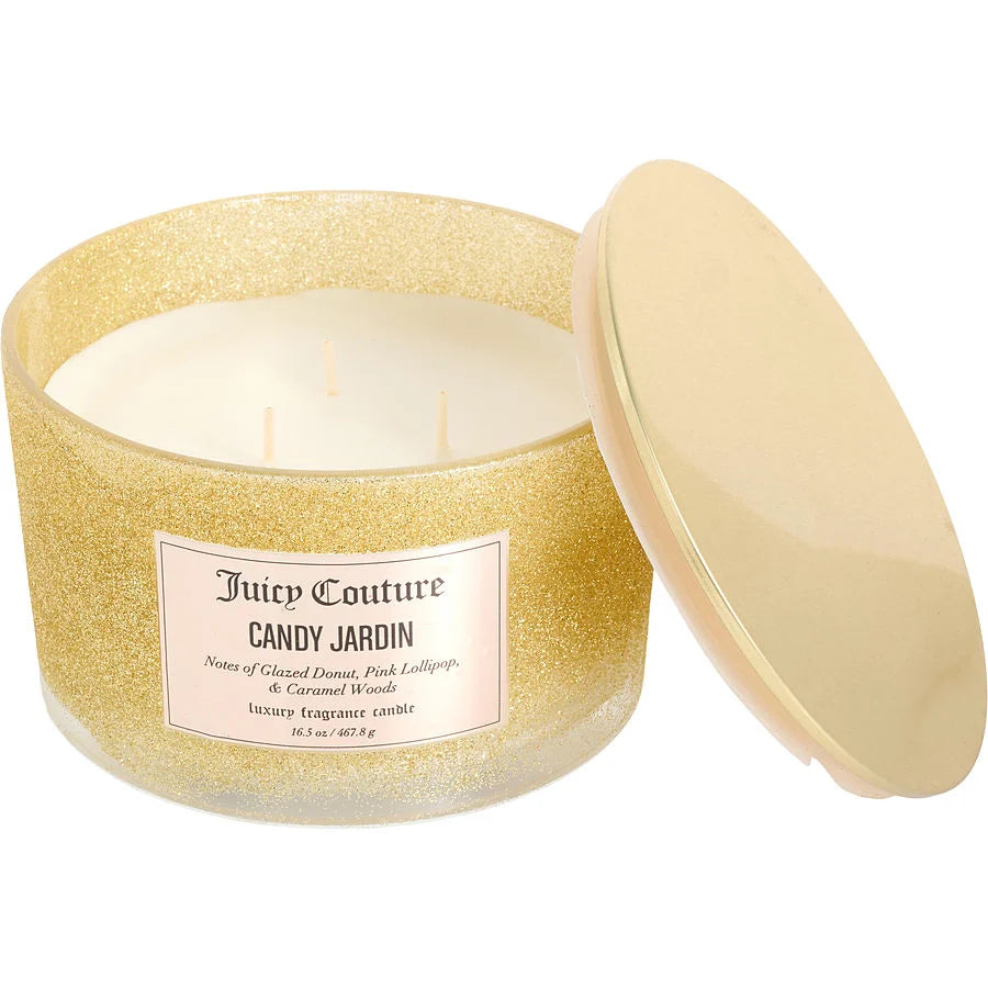 Juicy Couture 16.5 oz Soy Wax Blend 3 Wick Candle - Candy Jardin