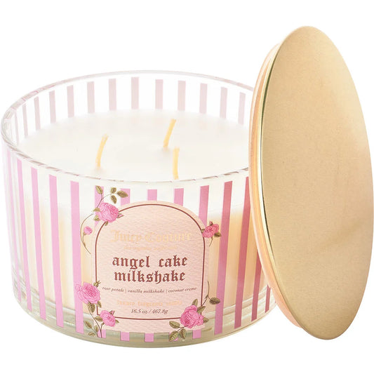 Juicy Couture 16.5oz Soy Wax Blend 3 Wick Candle - Angel Cake Milkshake