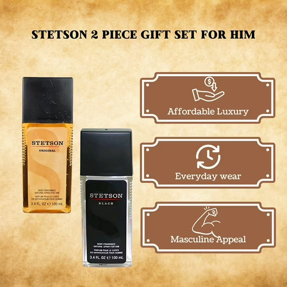 Stetson by Stetson, 2 Piece Gift Set for Men