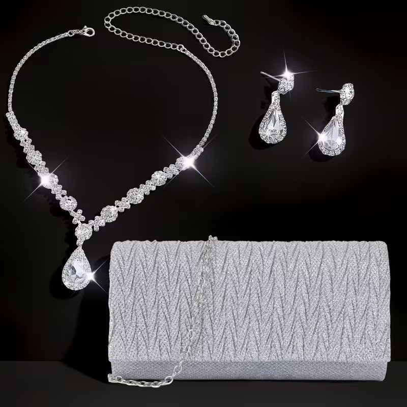 A 3-piece set for women's evening bag