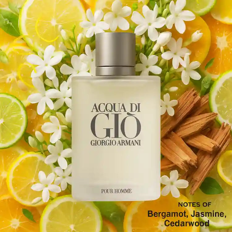 Acqua Di Gio by Giorgio Armani 3.3 oz Eau De Toilette Spray for Men
