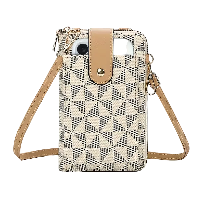 Stylish Compact Crossbody Phone Wallet