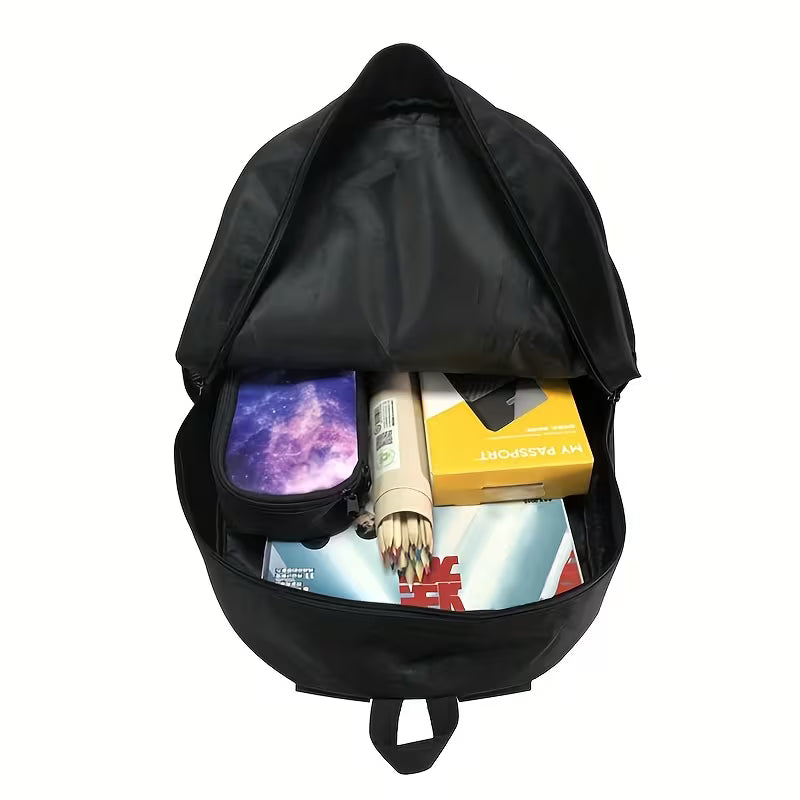 Black Teenage Reading Nook Wall Art Print Backpack