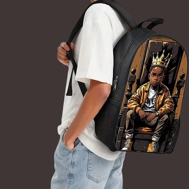 Black King Rucksack Backpack