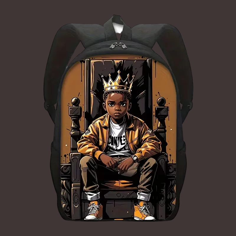 Black King Rucksack Backpack