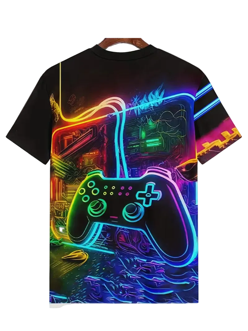 Boys' Gaming T-Shirt ( Size: 9-10 )