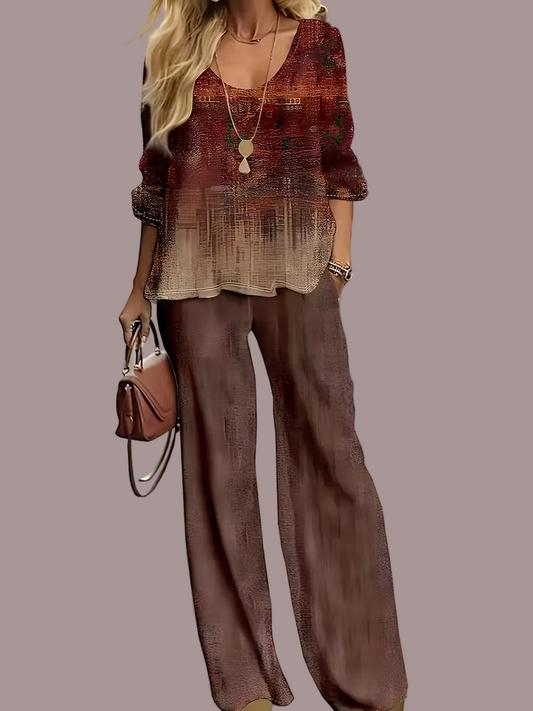 Fashionable Casual Women's Suit Set ( Size: M )