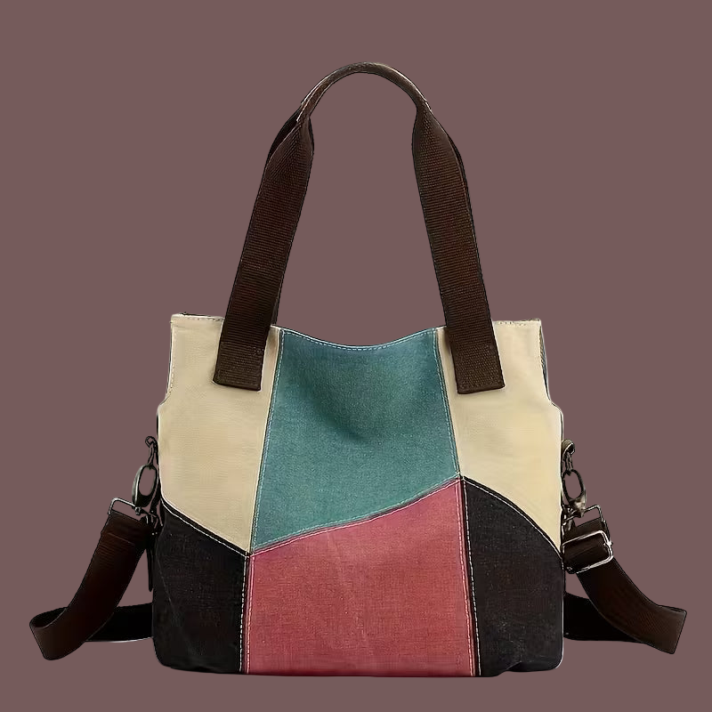 Women's Vintage Nylon Tote Bag