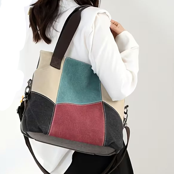 Women's Vintage Nylon Tote Bag