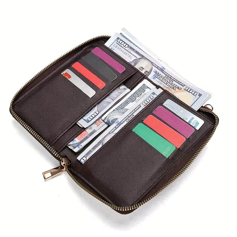 Stylish Compact Crossbody Phone Wallet