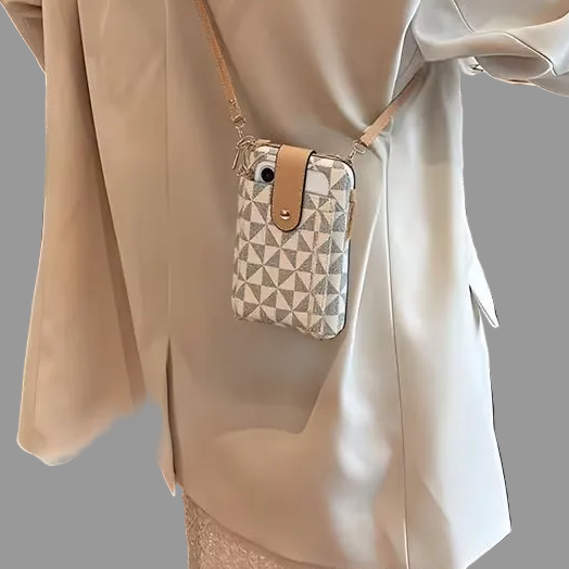 Stylish Compact Crossbody Phone Wallet