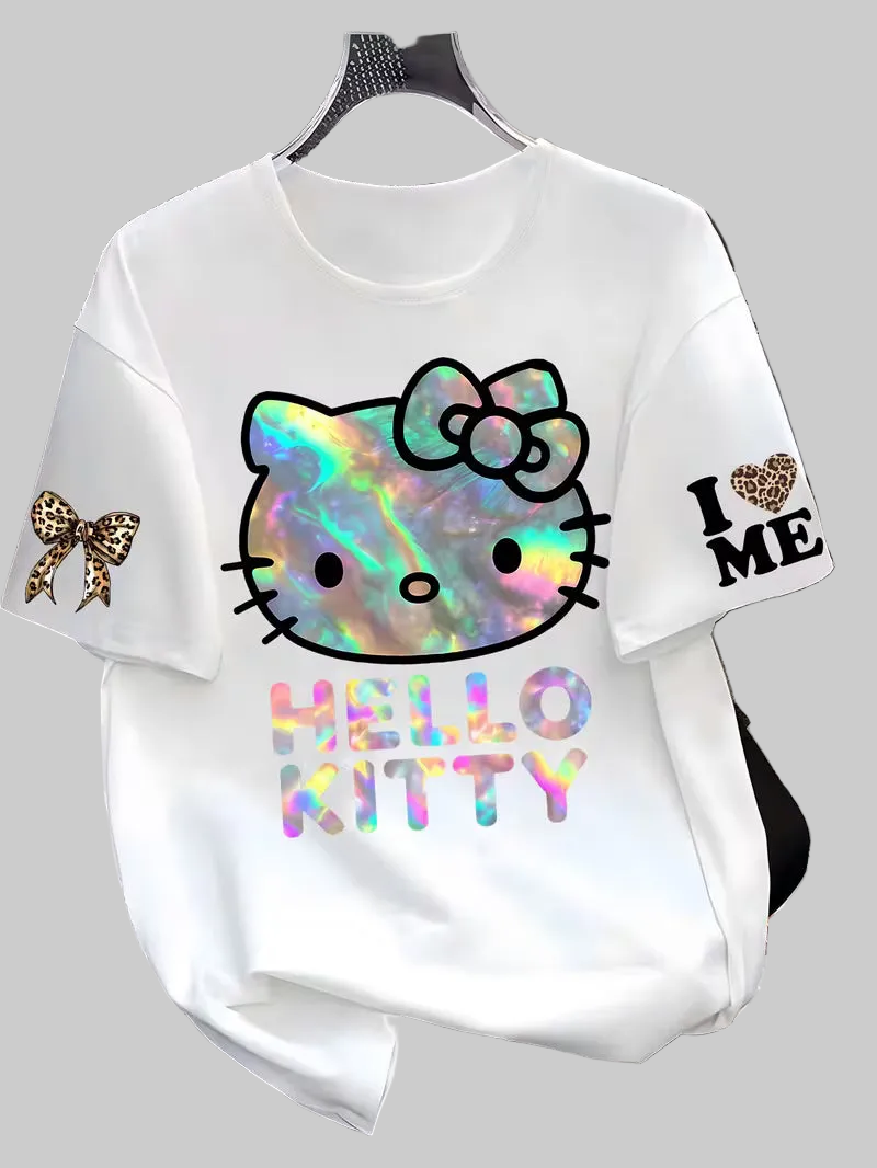 Women's Short-Sleeve Hello Kitty T-Shirt