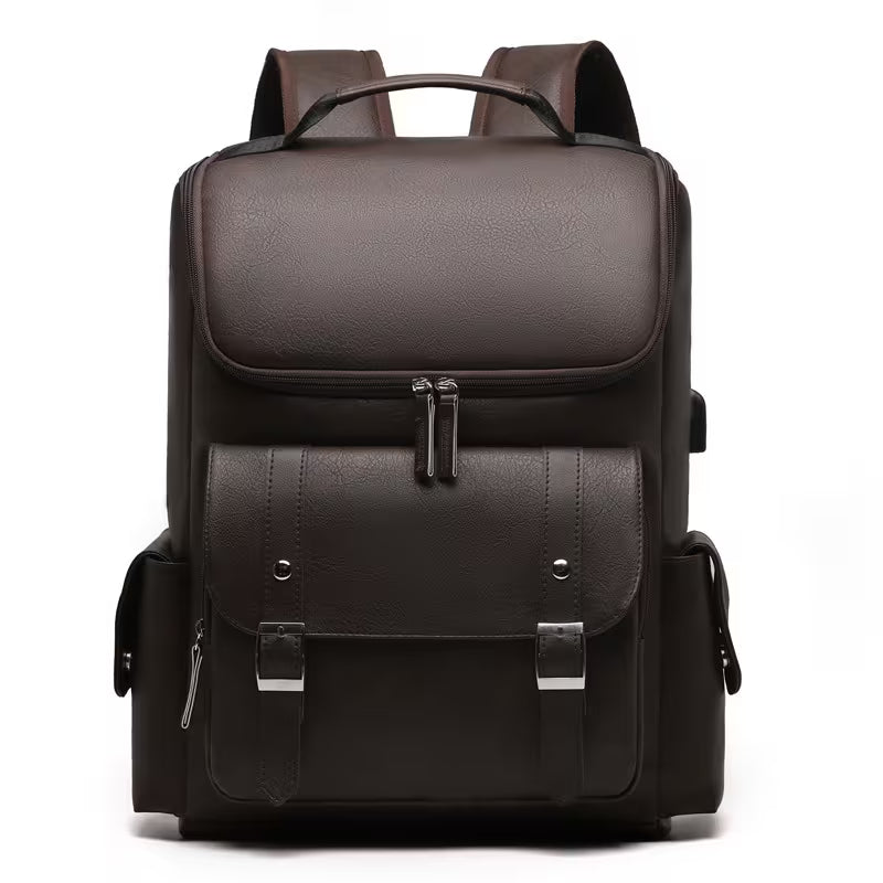 Durable PU Laptop Backpack