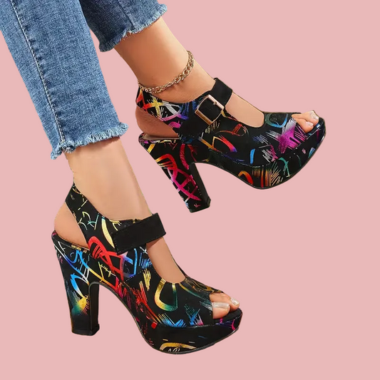 Fashionable High Heel Sandals for Women ( 8 )