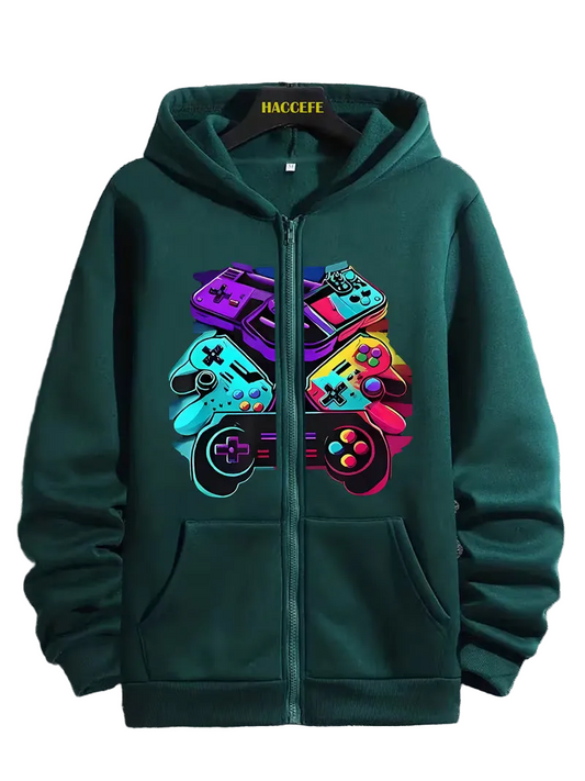 Fun Stylish Women's Lined Zip-Up Jacket, Size: L