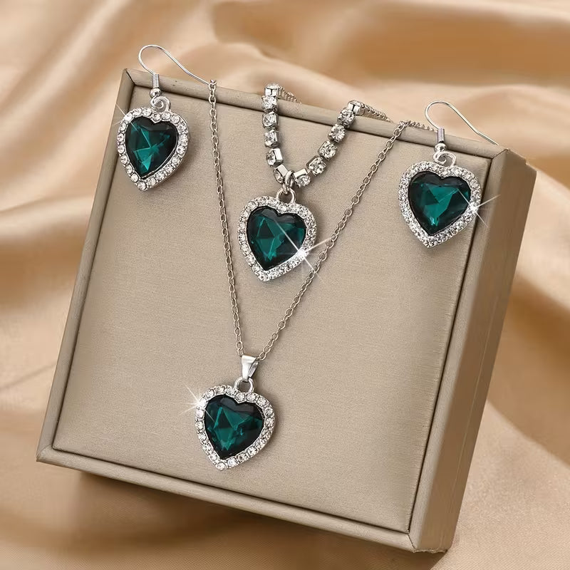 Rhinestone Jewelry Set