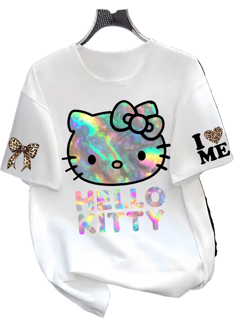 Women's Short-Sleeve Hello Kitty T-Shirt ( S )
