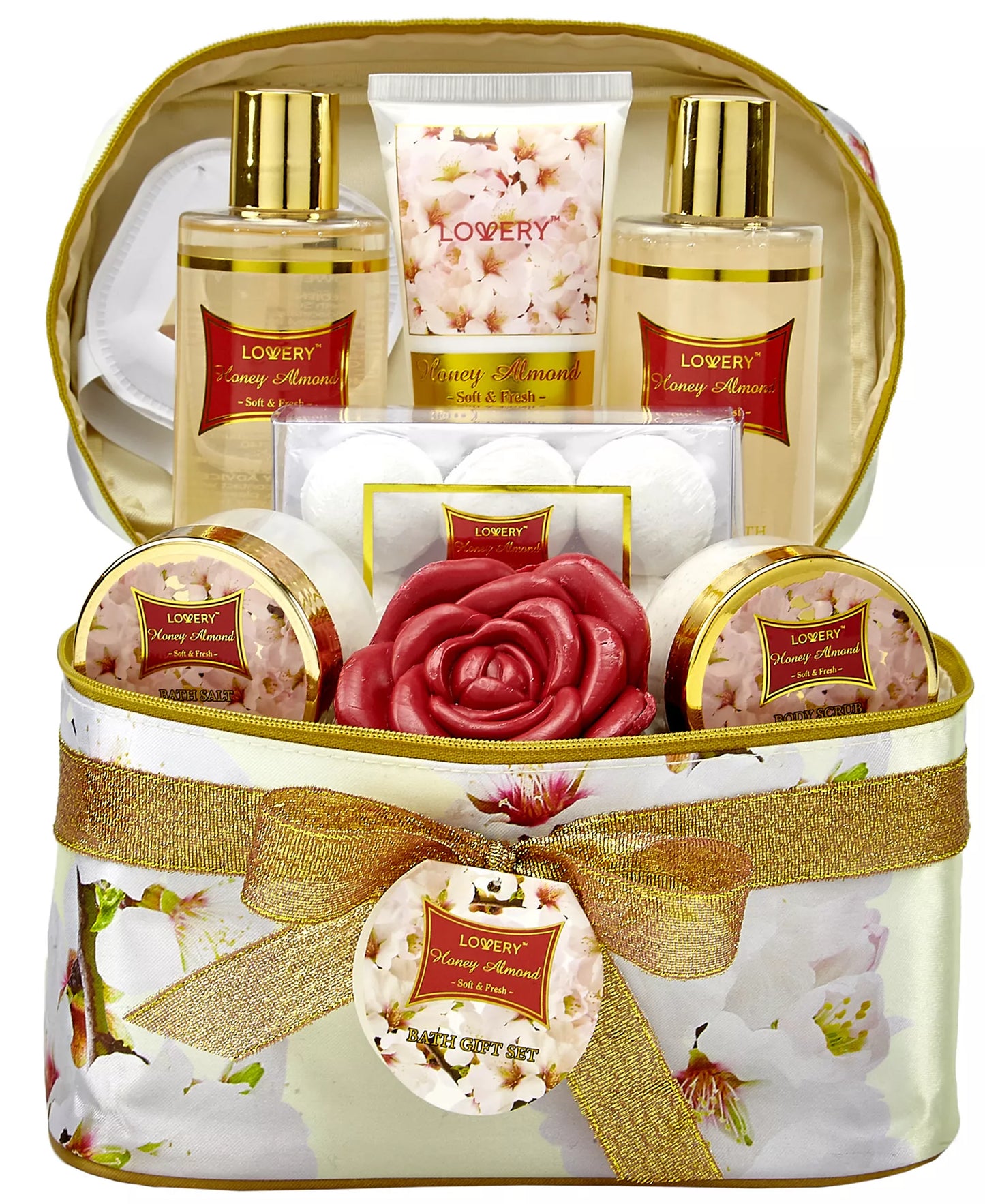 Lovery 14-Pc. Honey Almond Bath & Body Care Gift Set