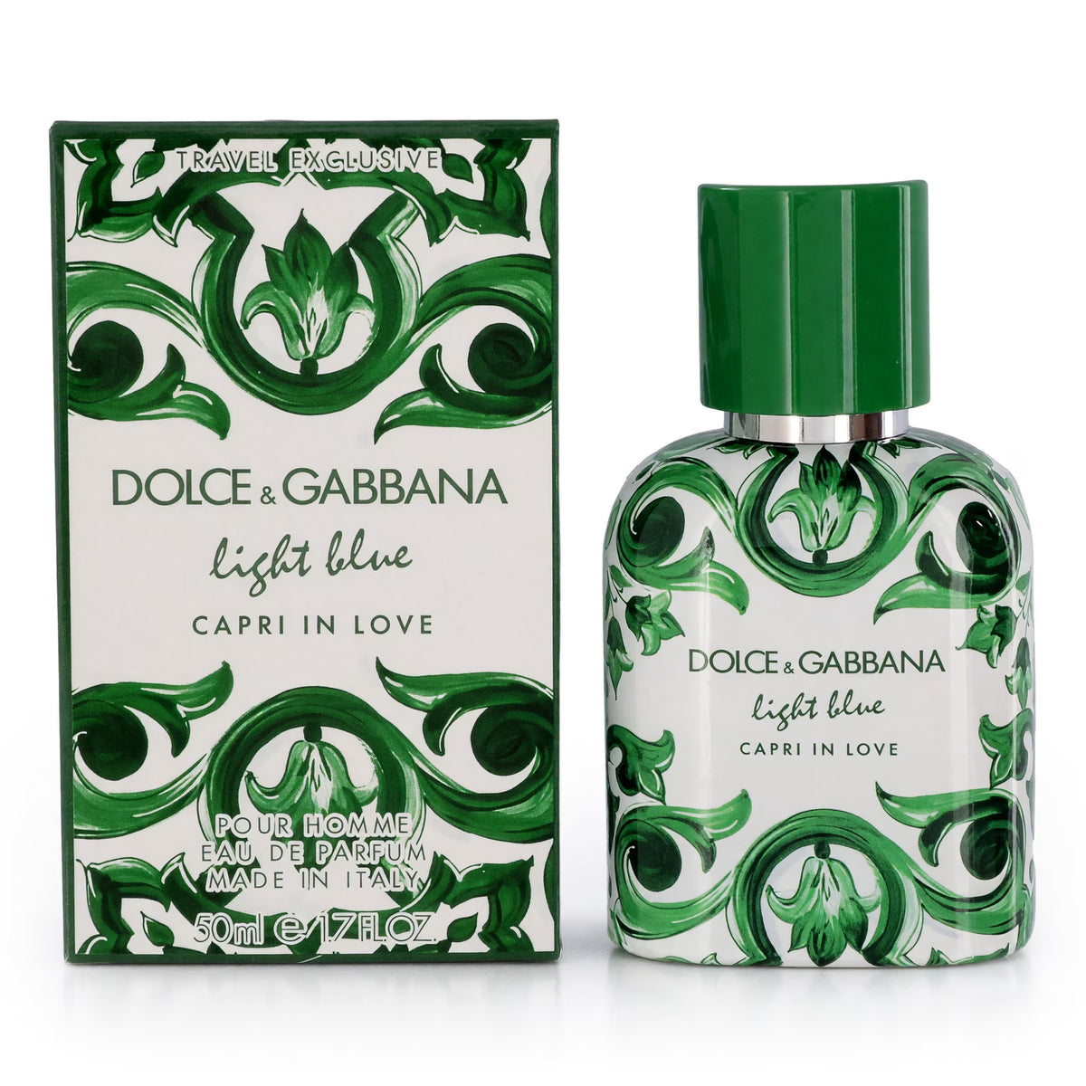 Light Blue Capri In Love Green by Dolce & Gabbana, 1.7oz EDP Spray Men